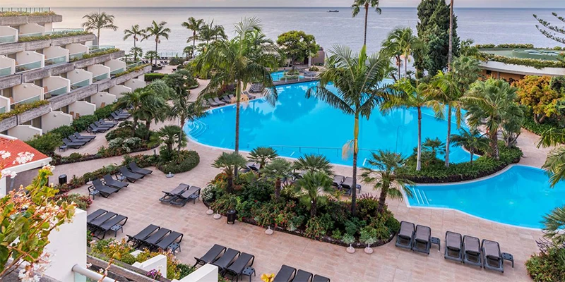 Swimming pool at Hotel Pestana Carlton Madeira