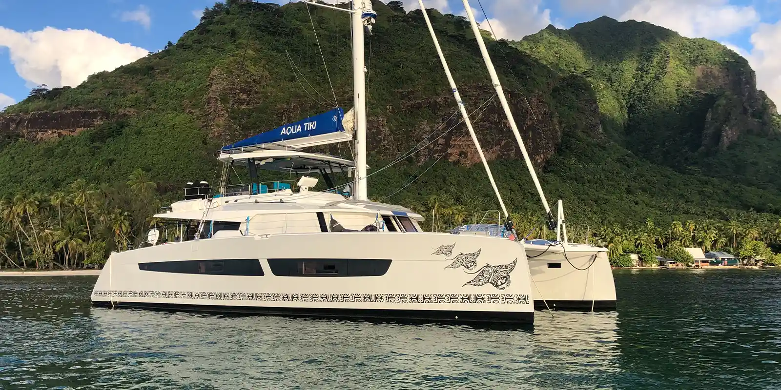 External view of Aqua Tiki III in French Polynesia.