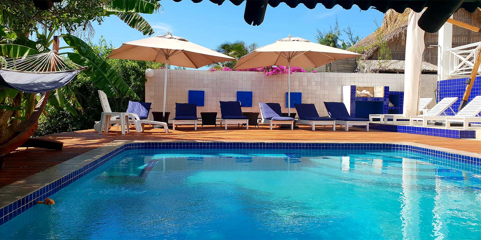 Swimming pool at Casa do Mar in Mozambique