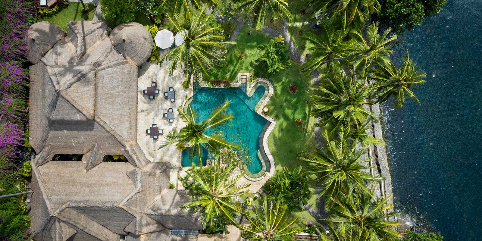 Swimming pool at Alam Anda Ocean Front Resort & Spa in Bali, Indonesia