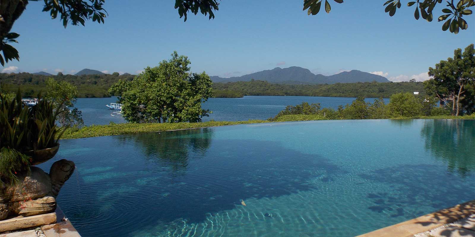 Swimming pool at Naya Gawana in Bali, Indonesia
