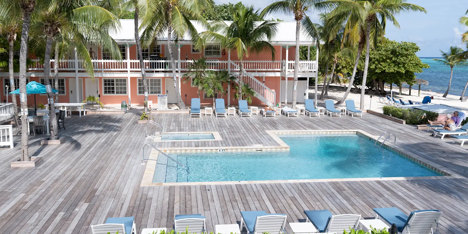 Swimming pool at Little Cayman Beach Resort in the Caribbean