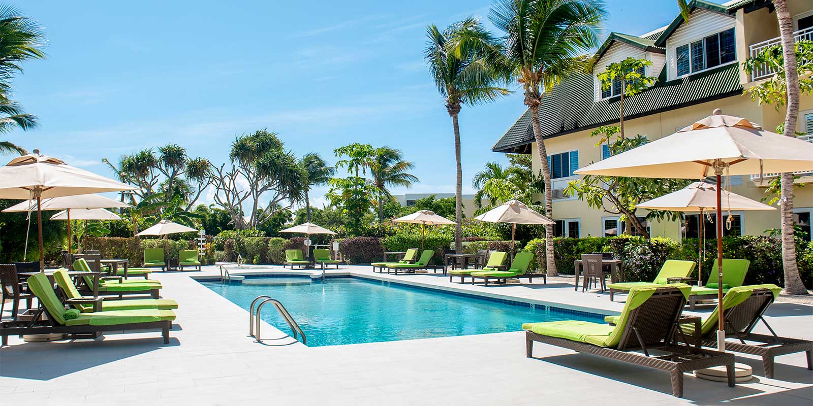 Swimming pool at Ports of Call resort in Turks & Caicos