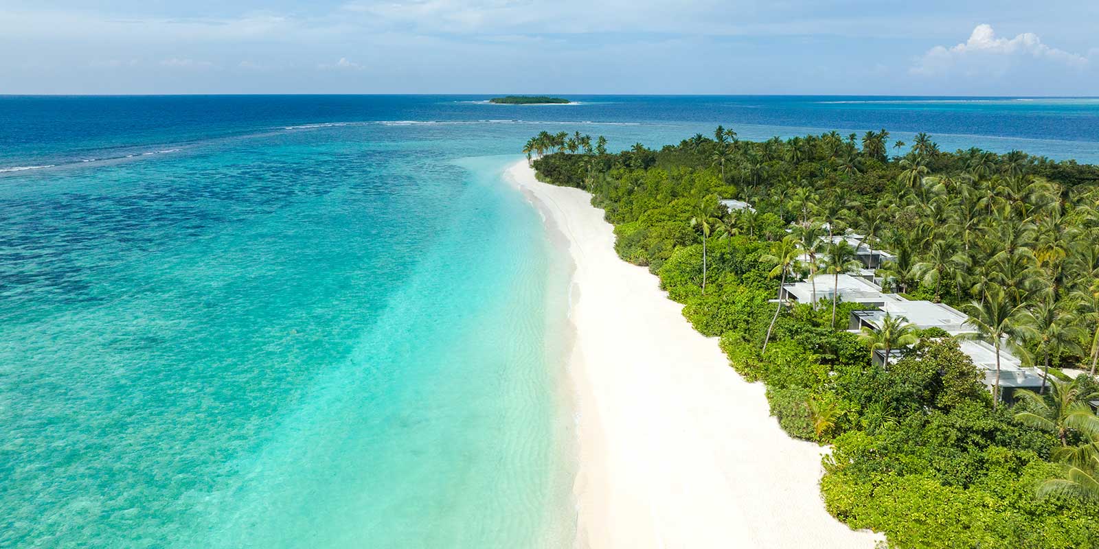 Aerial of Alila Kothaifaru in the Maldives