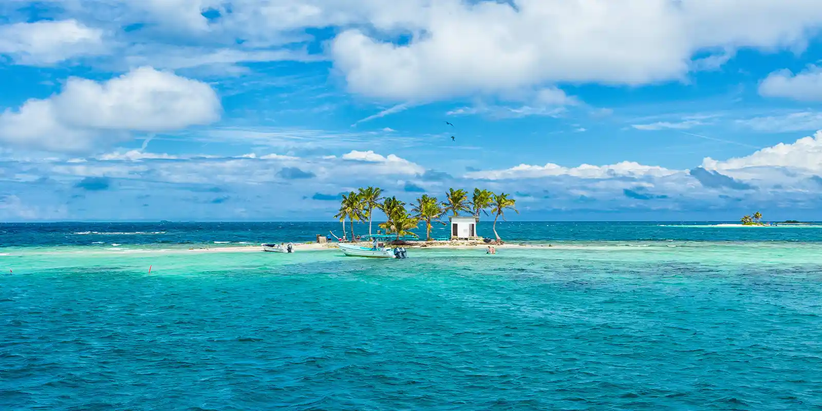 An island paradise in Belize.