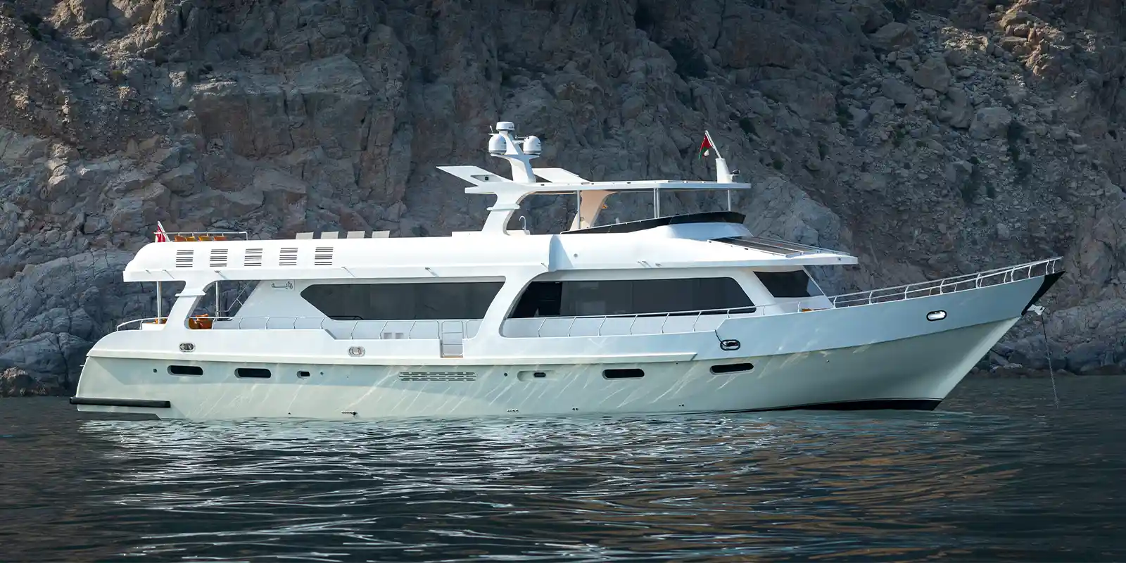 External view of the Vision liveaboard vessel.