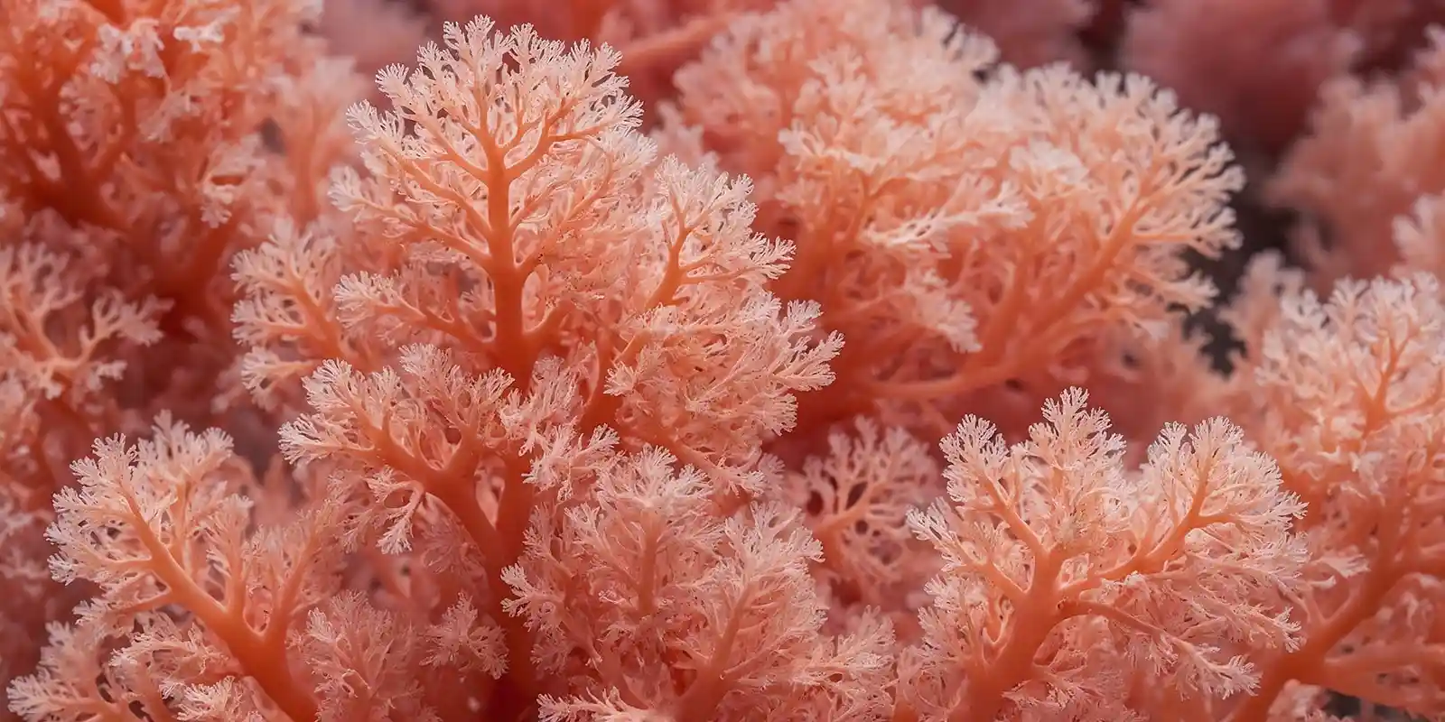 Close-up of soft corals in Fiji