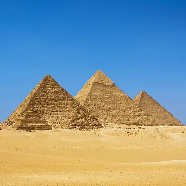 Pyramids of Giza in Egypt