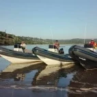 Three of the Agulhas Diving RIBs, South Africa.