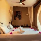 Superior twin room at Basecamp Mafia Island Eco Resort in Tanzania