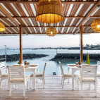 Restaurant at Galapagos Blu on Santa Cruz Island.
