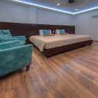 A double suite at the Ikala Hotel in the Galapagos.