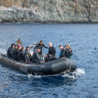 Zodiac from Solmar V liveaboard