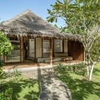 Beach villa at Coral Eye Resort in Bangka Archipelago, Indonesia