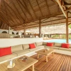 Bar & lounge at Coral Eye Resort in Bangka Archipelago, Indonesia