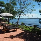 Pool view at Dive into Lembeh in Indonesia