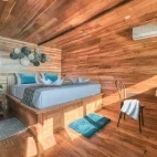 Balcony suite cabin on Komodo Aggressor, Indonesia.