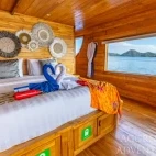 Balcony suite cabin on Komodo Aggressor, Indonesia.