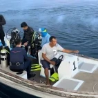 The dive support boat for Komodo Aggressor, Indonesia.