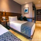 Example of a twin room at Meridian Adventure Dive Resort, Raja Ampat.