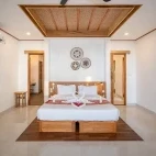 Oceanfront villa bedroom at Murex Manado in Indonesia
