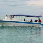 Dive boat at Nabucco Island Resort, Indonesia.