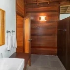 Garden room bathroom at Nabucco Island Resort, Indonesia.