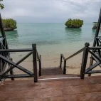 Sea view room terrace at Nabucco Island Resort, Indonesia.