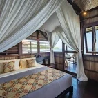 Deluxe bungalow at Papua Paradise Eco Resort in Raja Ampat, Indonesia