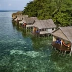 Superior bungalow at Papua Paradise Eco Resort in Raja Ampat, Indonesia
