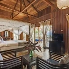 Beach view villa at Siladen Resort & Spa in Indonesia