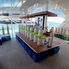 Dive deck on board Atlantis Infiniti Liveaboard in the Philippines