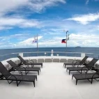 Sun deck on board Atlantis Infiniti Liveaboard in the Philippines
