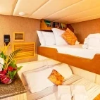 Deluxe cabin on board Atlantis Adventurer liveaboard in the Philippines