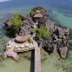 The Rock Bar at Sangat Island Resort in the Philippines