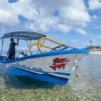 The Sea Explorers Dive Centre boat.
