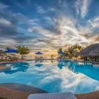 The pool area at Salamangka Resort, Philippines.