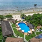 Aerial view of Salamangka Resort, Philippines.