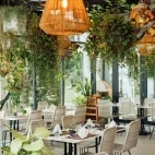 Restaurant at Solitude Acacia Resort in Anilao, the Philippines