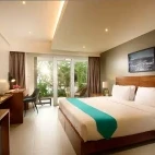 Sea view deluxe room at Solitude Acacia Resort in Anilao, the Philippines