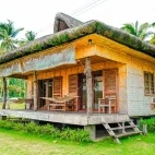 Beachfront cabana at Ticao Island Resort in the Philippines