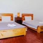 Economy twin room at Ticao Island Resort in the Philippines