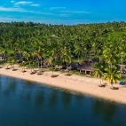 Aerial of Ticao Island Resort in the Philippines