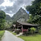 Deluxe garden view room at Cliffs & River Jungle Resort in Thailand