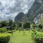 Deluxe garden view room at Cliffs & River Jungle Resort in Thailand