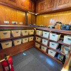 Camera room on board Tambora in Indonesia