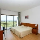 A twin bedroom at Hotel Colombo, Santa Maria, Azores.