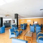 The bar area at Hotel Colombo, Santa Maria, Azores.