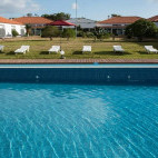 Hotel Santa Maria exterior and pool.