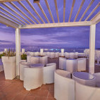 Chill-out terrace at Sandos Papagayo Beach Resort in Lanzarote